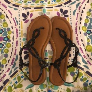 Black Xappeal size 7 sandals!